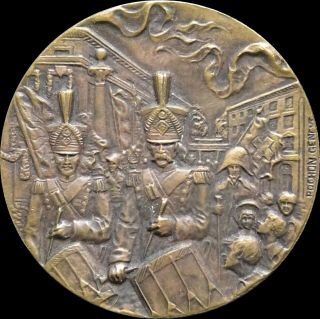 Switzerland Medal,  100 Years Reunion Of Geneva To Switzerland,  1914,  Rare [0579]