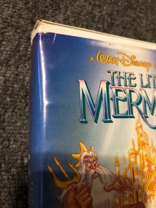 Disney VHS Black Diamond Classic The Little Mermaid RARE BANNED Cover Art 913 2