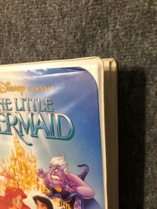 Disney VHS Black Diamond Classic The Little Mermaid RARE BANNED Cover Art 913 5