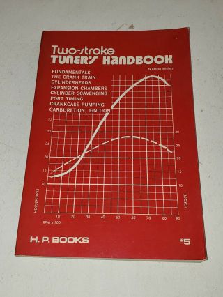 Two Stroke Tuners Handbook By Gordon Jennings 1973 Rare H.  P.  Books