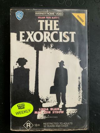 The Exorcist Rare Australian Warner Vhs Video Cult 70s Occult Horror Classic