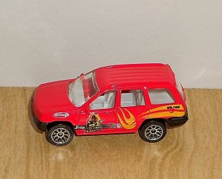 Matchbox Jeep Grand Cherokee Fire Chief (no Box) - Rare Color