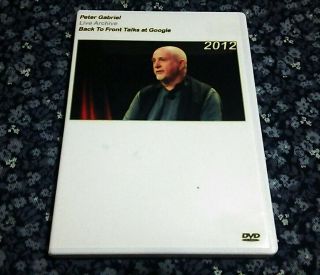Peter Gabriel / 2012 1002 / Rare Live Import / 1dvd
