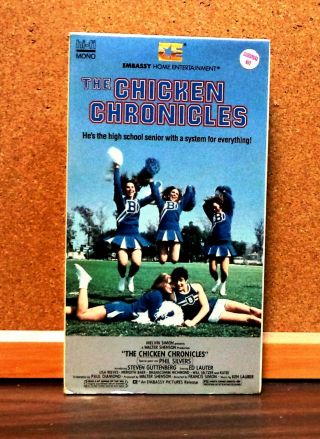The Chicken Chronicles (vhs 1985) Steven Guttenberg,  Ed Lauter,  Vintage Rare
