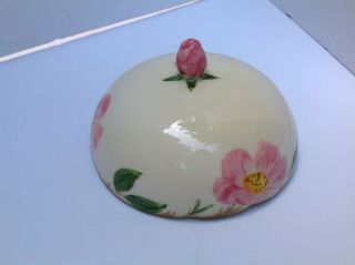Rare Vintage Franciscan Ware Usa Made Desert Rose Toast Cover