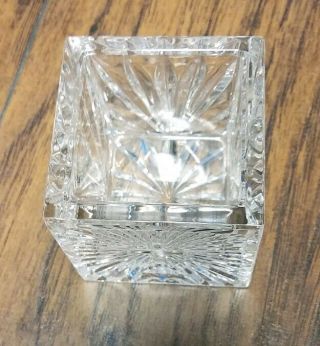 Waterford crystal 2000 a.  d.  Christianity candle votive - rare 4