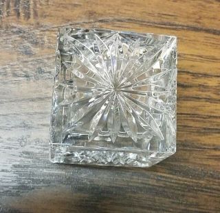 Waterford crystal 2000 a.  d.  Christianity candle votive - rare 5