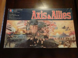 Rare - Axis & Allies 100 Complete Spring 1942 Gamemaster Series Board Game 1984