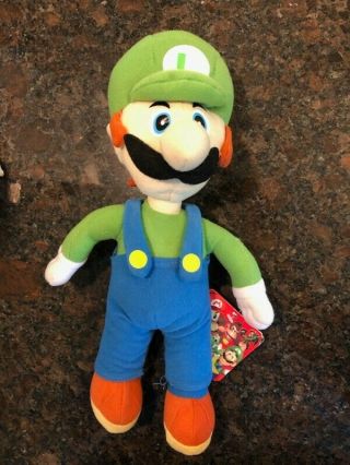 Nintendo Luigi Kellytoy Rare Plush 12 "