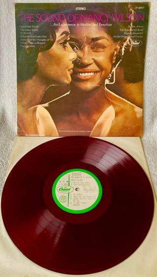 Nancy Wilson " The Sound Of " Ultra - Rare Japanese Red Wax Test Pressing