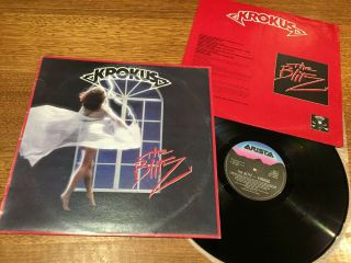 Krokus: The Blitz.  Rare Aussie/oz Lp 1984