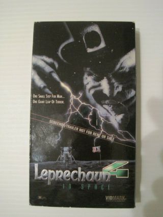 Leprechaun 4 In Space Vhs Promo Rare Horror