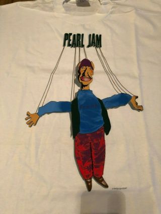 Rare Vintage Pearl Jam 1993 Tour Shirt Freak Unwashed Unworn Xl