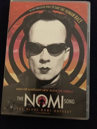 The Nomi Song - The Klaus Nomi Odyssey Dvd,  Rare And Oop,  With David Bowie