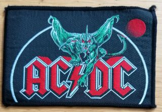 Very Rare Vintage Ac/dc Sew On Badge Patch @@ @@