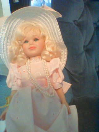 ARTIST DOLLMAKER LINDA RICK LITTLE GIRL DRESS IN MOMMY CLOTHES LIMITED 24 RARE 7