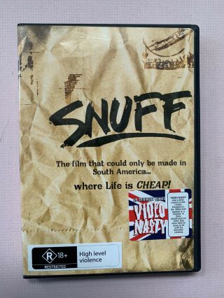 Snuff Rare Oop Dvd Cult 70s Grindhouse Drive - In Horror Exploitation Manson