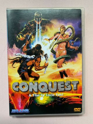 Conquest Rare Dvd 80s Italian Fantasy Grindhouse Lucio Fulci Blue Underground