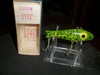Bingo Queen Q12x Vintage Fishing Lure Very Rare In Box/insert