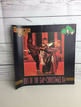 Rare Thompson Twins Christmas Out Of The Gap Concert Tour Programme 1984