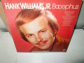 Hank Williams Jr.  - Bocephus Rare Country Vinyl Lp Mgm 1975 Vg,  /vg