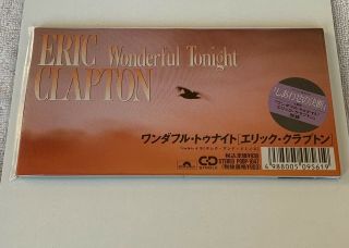 Eric Clapton " Wonderful Tonight " Ultra - Rare 1992 Japanese 3 " Cd Single