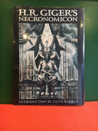 H.  R.  Giger Necronomicon 1 Morpheus Seventh Printing Rare Hardcover Clive Barker