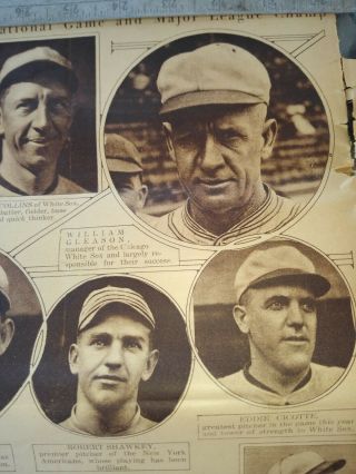 Rare 1919 BABE RUTH TY COBB ROGER HORNSBY MID WEEK PICTORIAL NEWSPAPER 3