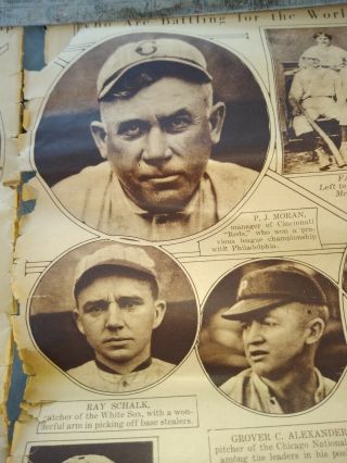 Rare 1919 BABE RUTH TY COBB ROGER HORNSBY MID WEEK PICTORIAL NEWSPAPER 4