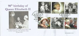 Rare Salvation Army Cover - 90th Birthday Of Queen Elizabeth 2016 - Gb Fdc