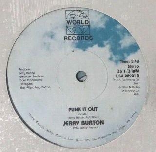 Jerry Burton - Punk It Out - 12 Rare Modern Soul/electro/boogie Ss
