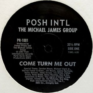 Michael James Group - Come Turn Me Out - 12 " Rare Modern Soul/boogie/80 