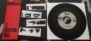 The Misfits “3 Hits From Hell” Promo Fiend Club Edition Rare Punk Danzig Samhain