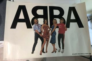 Abba Rare Promotional Trouper Poster 20 X 30