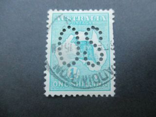Kangaroo Stamps: Large Perf Os - Rare (f236)