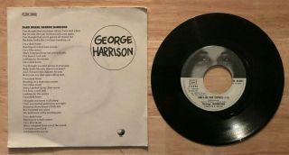 Rare French Sp The Beatles George Harrison Dark Horse
