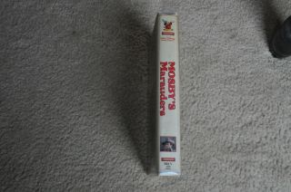 walt disney home video Mosby ' s Marauders VHS rare very old white clamshell case 5