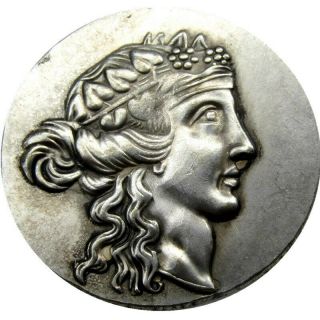 Rare Ancient Greek Silver Coin,  Thrace Thasos Ar Tetradrachm