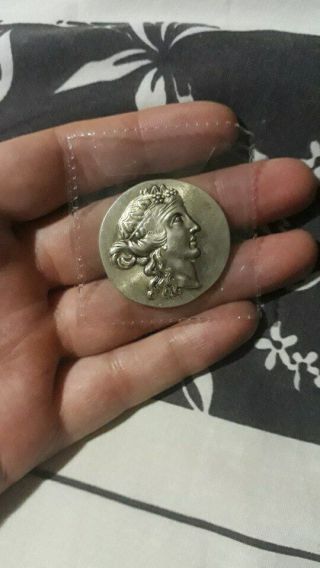 Rare Ancient Greek Silver Coin,  THRACE Thasos AR Tetradrachm 3