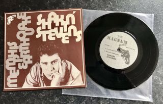 Shakin Stevens 7” Ep Memphis Earthquake Rare Silver Label Rock’n’roll Rockabilly