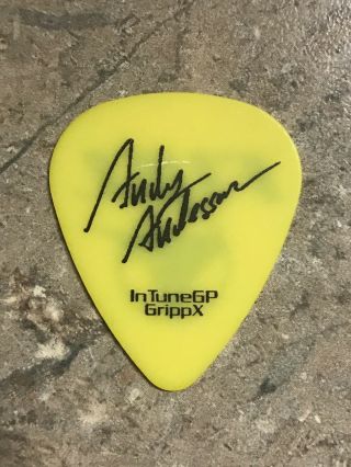 Fuel “Andy Anderson” 2010 Tour Guitar Pick “Rare” 2