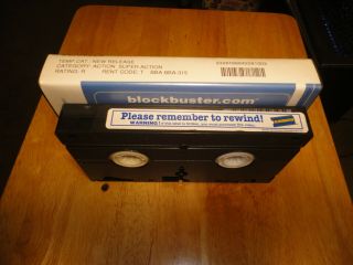 Derailed (VHS,  2002) Jean - Claude Van Damme Action - Rare Blockbuster Video Case 3