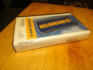 Derailed (VHS,  2002) Jean - Claude Van Damme Action - Rare Blockbuster Video Case 4