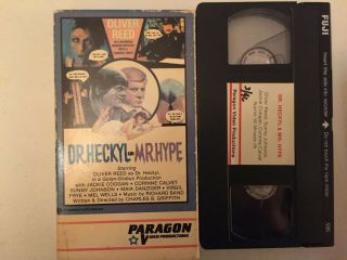 Dr.  Heckyl And Mr.  Hype Vhs Rare Paragon Video Oliver Reed Horror Comedy Canon