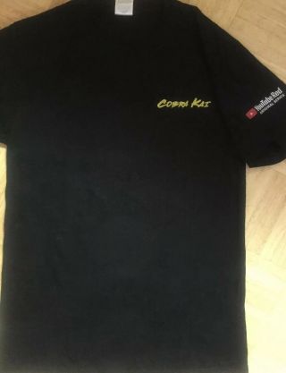 Cobra Kai Series Promo T - Shirt Double Sided Small S Karate Kid Rare
