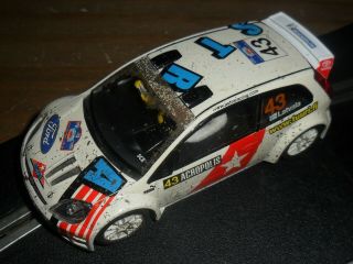 Scx / Scalextric Rare Vintage Ford Fiesta Rally Touring Car 43 & Fast