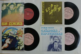 Rare Eps Bee Gees Creedence Cr Simon And Garfunkel Ussr Russia Record