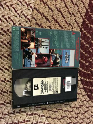 DEATHSHIP DEATH SHIP HORROR SOV SLASHER RARE OOP VHS BIG BOX SLIP 2