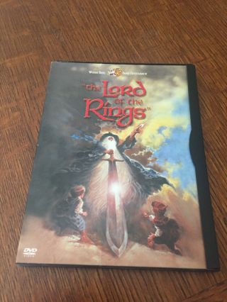 Dvd Lord Of The Rings Animated Movie Rare Oop Warner Bros.  J.  R.  R.  Tolkien