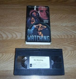 Die Watching Vhs,  1993 Christopher Atkins Erotic Thriller Vali Ashton 1993 Rare